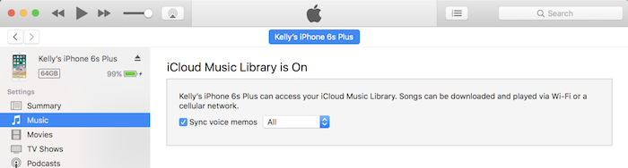 export voice memos from itunes