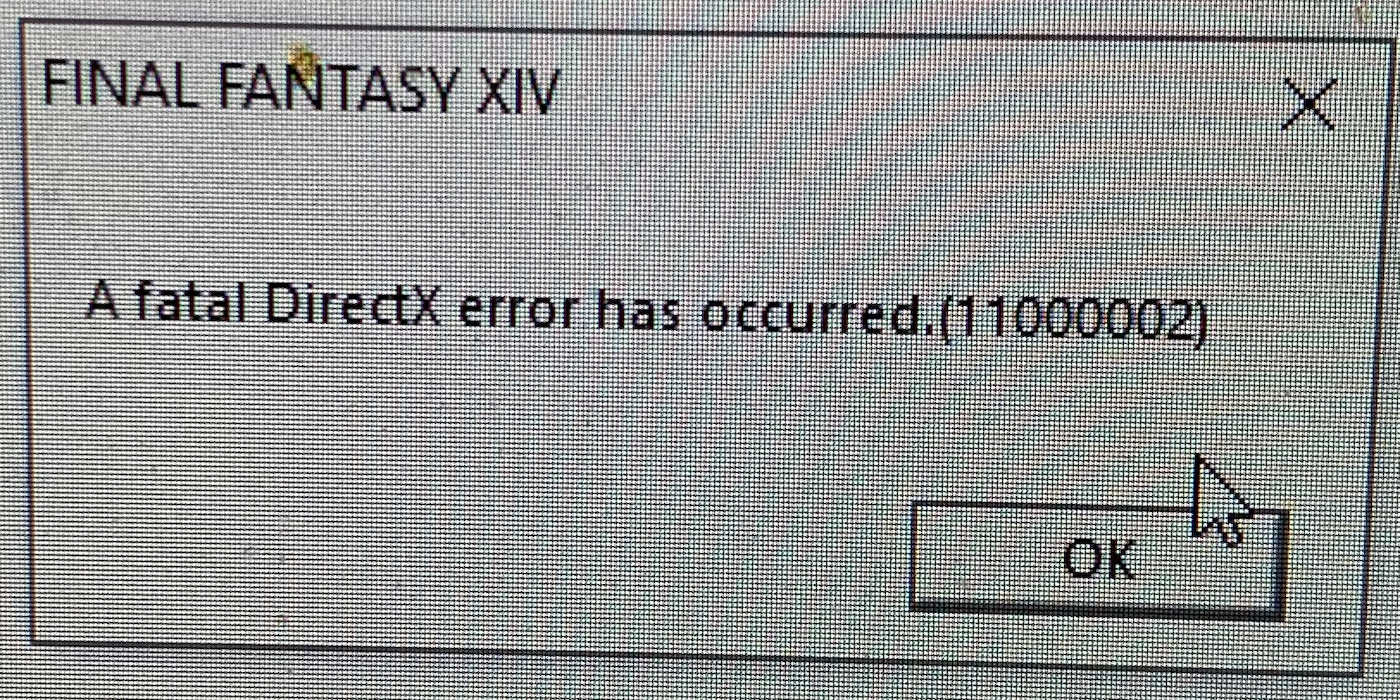 final fantasy xiv version check failed