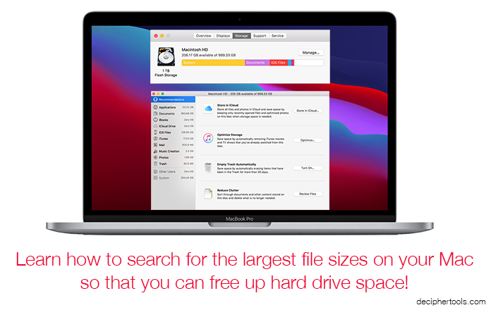 onedrive for mac free up space