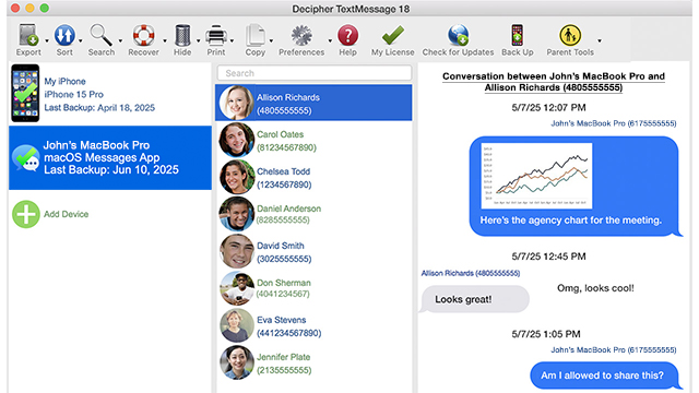 How to export text messages from Mac computer.