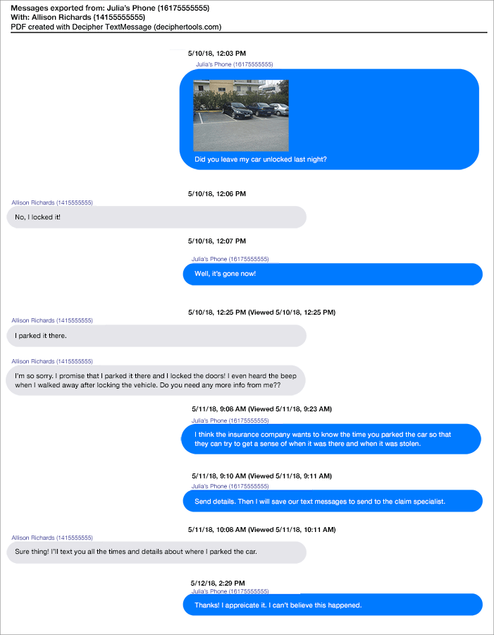 decipher textmessage scam