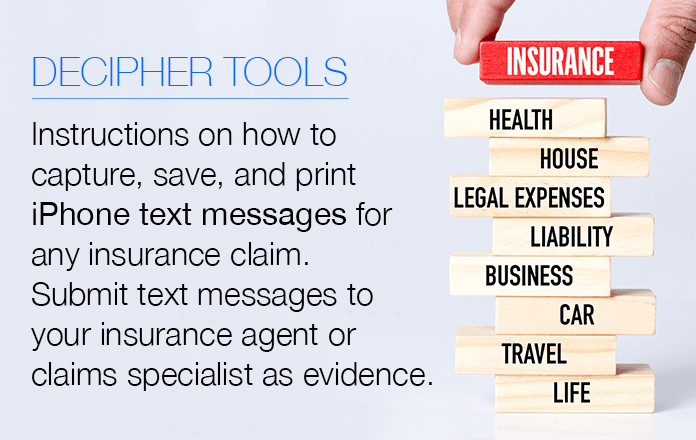 How to Capture, Print, and Save Text Messages for Insurance ...