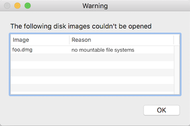 cannot unmount disk error mac