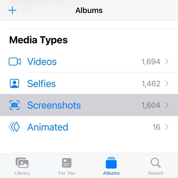 screenshots-album-iphone The Finest Approach to Print Textual content Messages