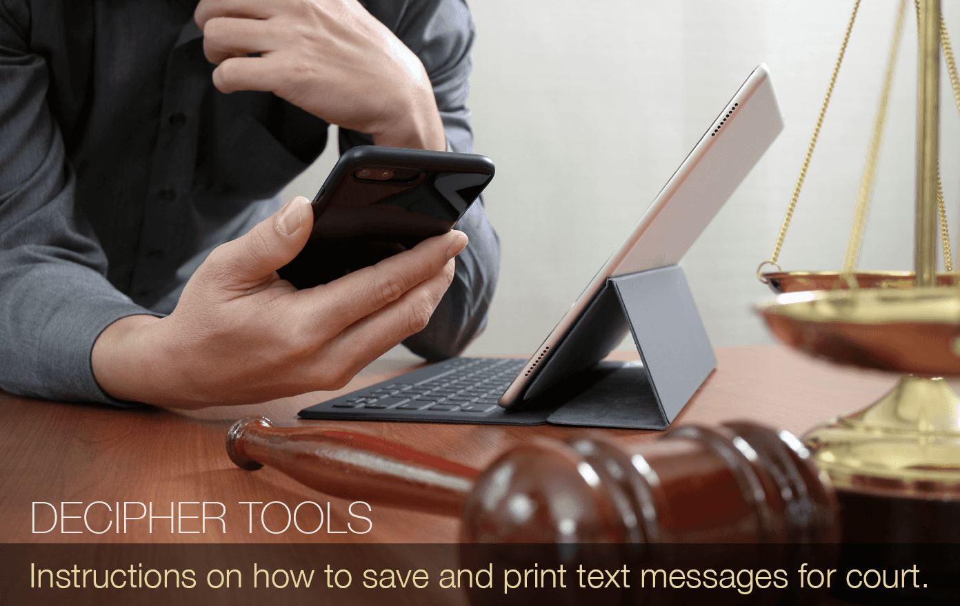 How to Print Text Messages for Court Android and iPhone