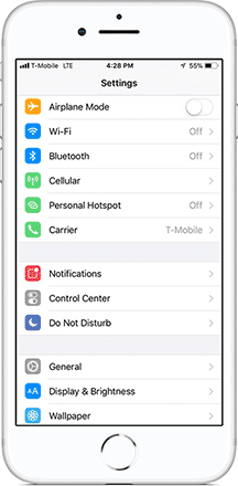 How to setup iPhone text message notifications to be private