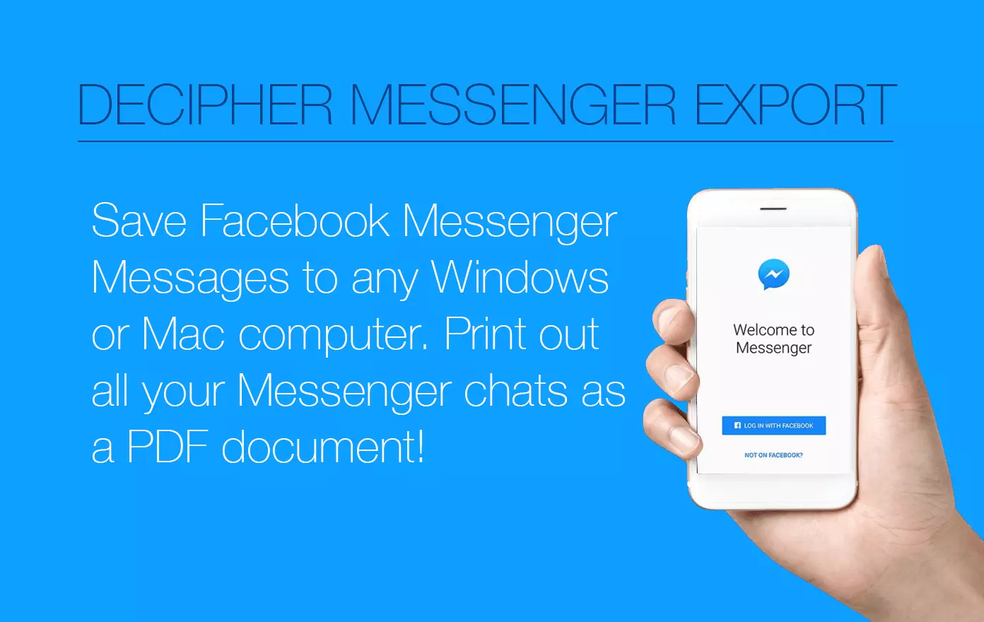 Can you use Messenger without Facebook on Mac?