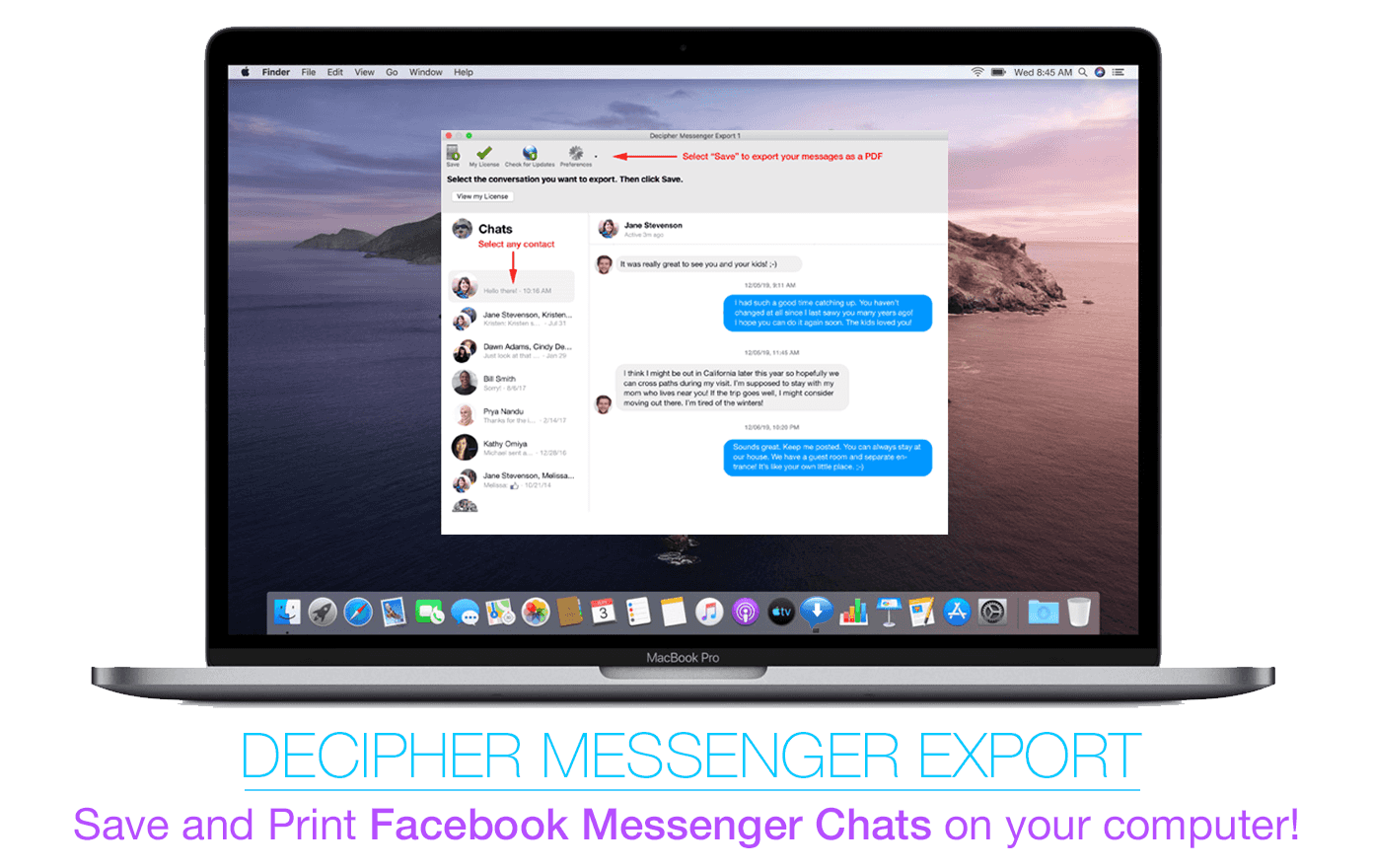 How to Print and Save Facebook Messenger Messages