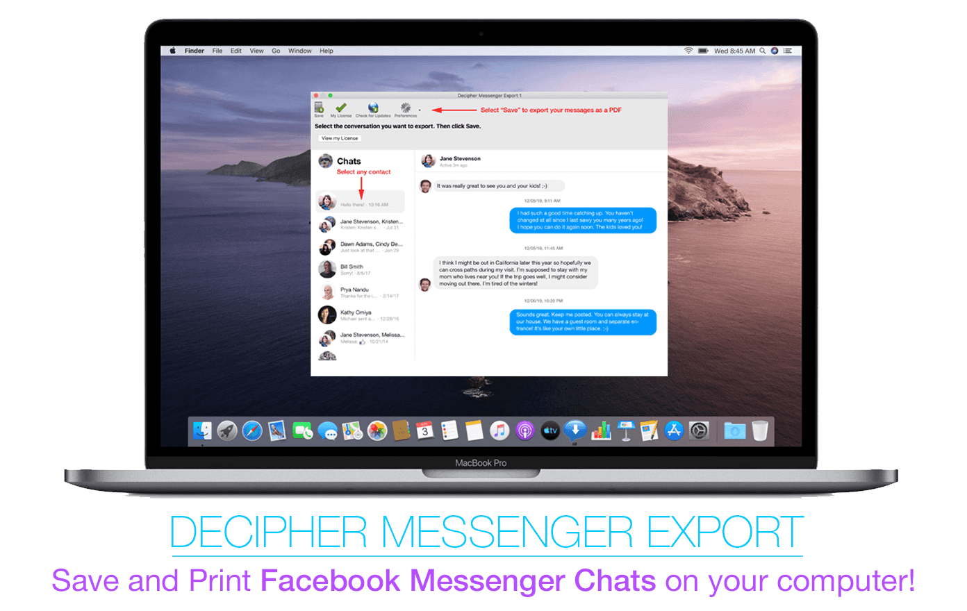 how can i disable desktop facebook messenger for mac?