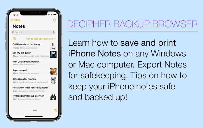 How to Copy and Print iPhone Notes on Your PC or Mac Computer