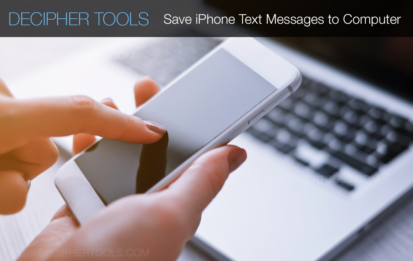 how to save text messages from iphone to computer free