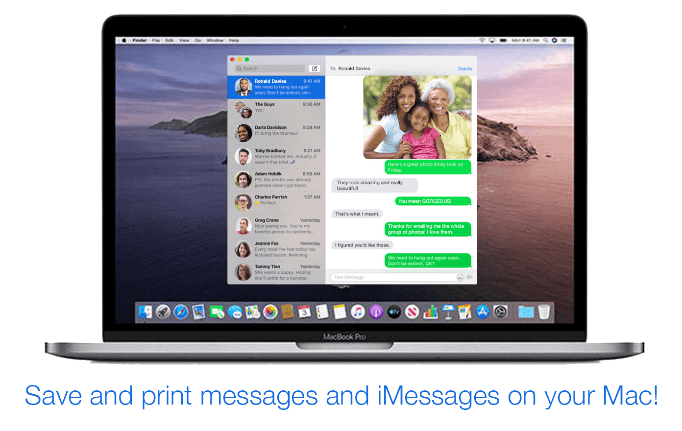 download all imessages to mac