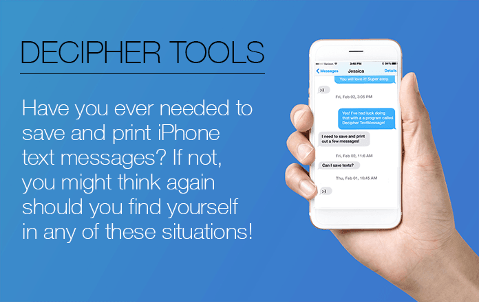 decipher textmessage for iphone