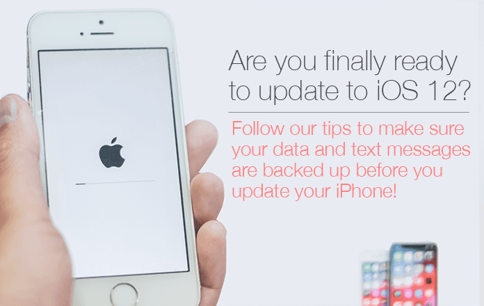 How you back up your iPhone or iPad prior to an iOS 12 upgrade and ensure that your iPhone text messages are copied to your PC.