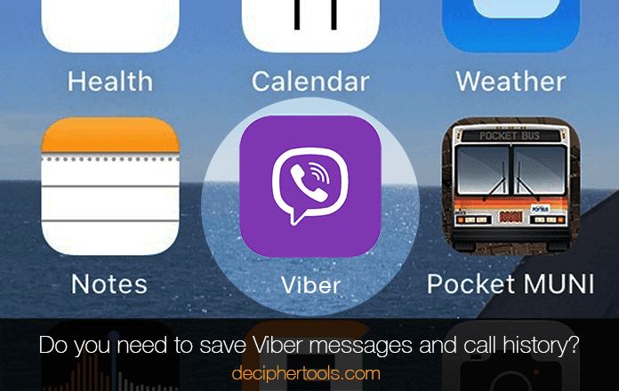 viber message history on pc