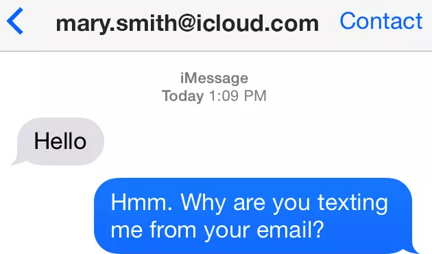 open imessage on mac phone number