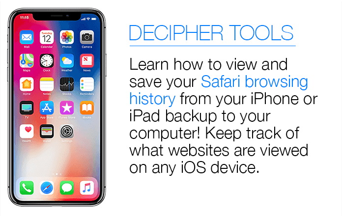 How To View Safari History In An Iphone Backup