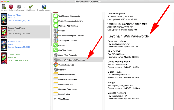 wifi password recovery ios