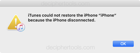 How To Fix The Iphone Disconnected Error During Backup Or Restore In Itunes