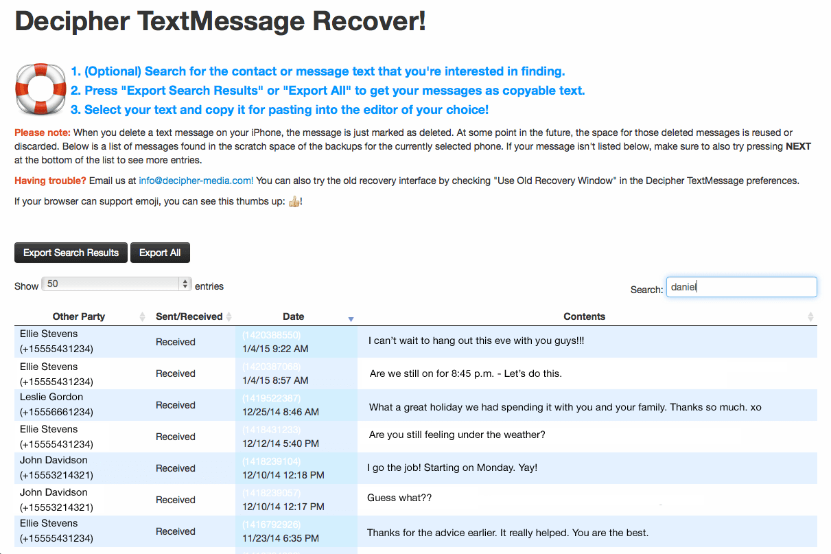 can you recover text messages after deleted