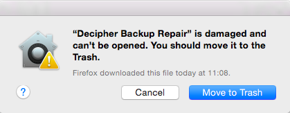 decipher backup repair does it work