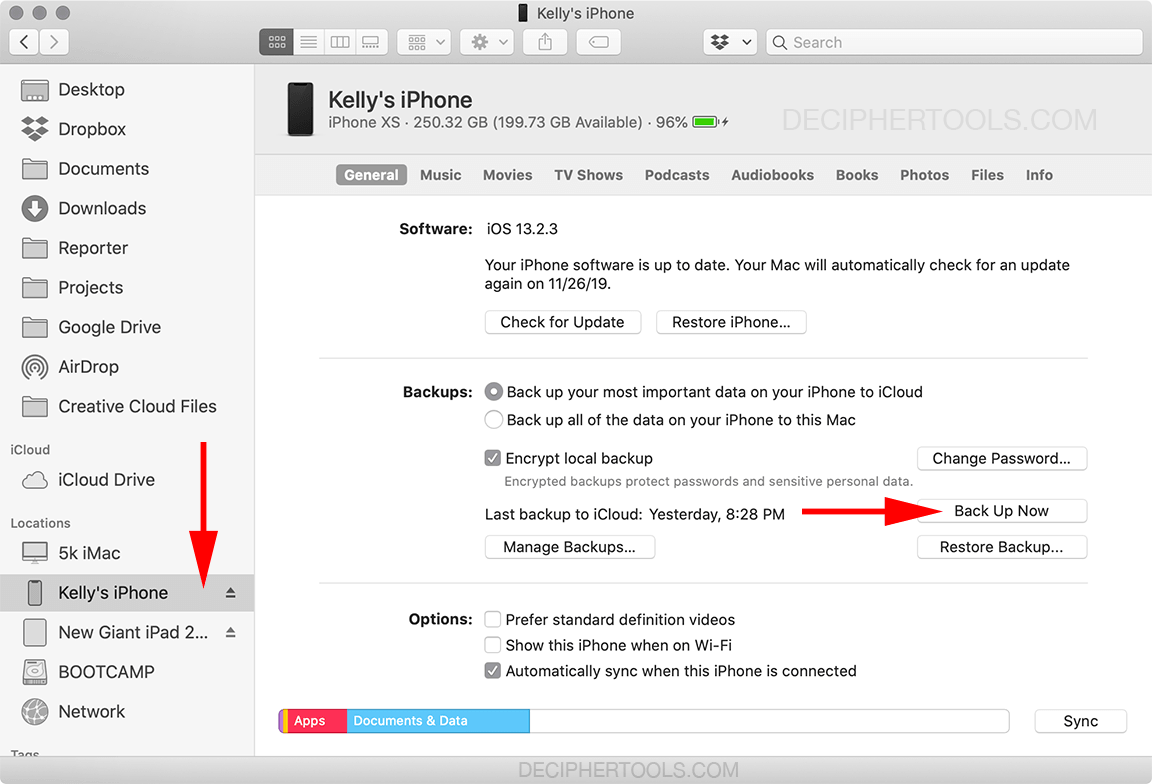 decipher textmessage trust