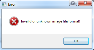 Invalid file found. Ошибка Invalid. File Invalid. Invalid image format. Status Error.